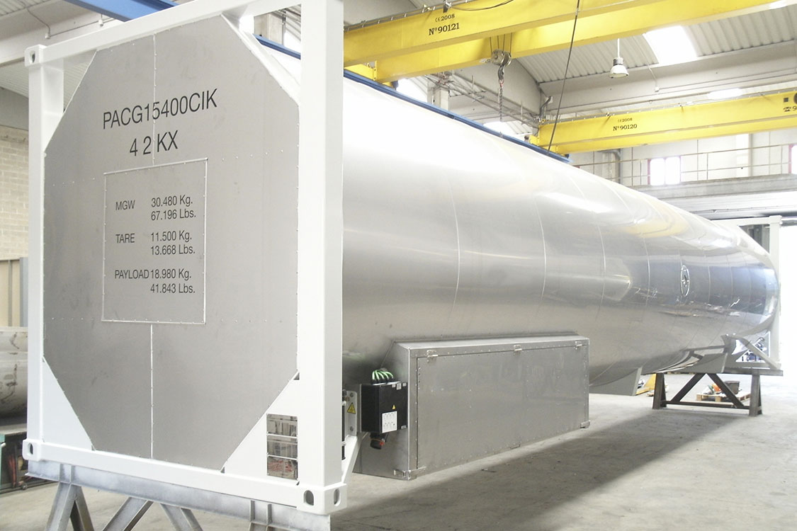 Contenedor 40 pies (53 m3) para el transporte de GLP - Amoníaco