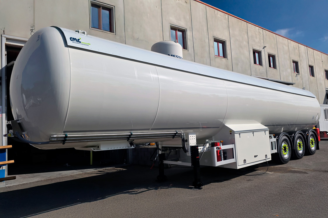 Contenedores Semirremolque GLP Semirremolque 2 eje para el transporte y distribución de GLP