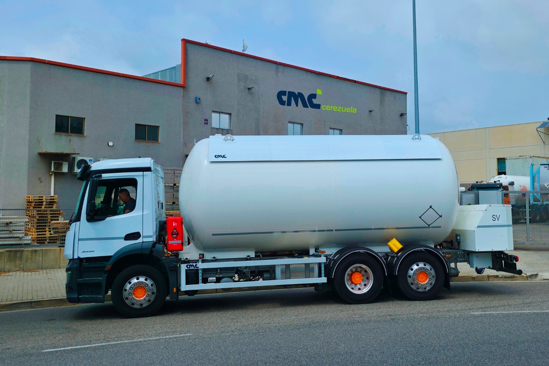 Semirremolque 3 eje para el transporte y distribución de GLP